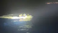Bodrum açıklarında gece operasyonu 6 göçmen yakalandı