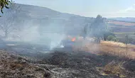 Bilecik’te hasat sonrası tarlada korkutan yangın
