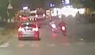 Eskişehir trafiğinde akılalmaz yarış anları kamerada