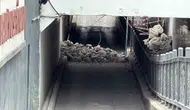 Bolu'da alt geçit çöktü yol trafiğe kapandı