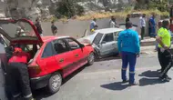 Birecik Tüneli çıkışında kaza 3 kişi hastaneye kaldırıldı