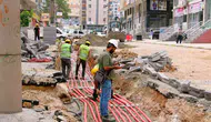 Mardin Artuklu’da elektrik şebekesi yer altına iniyor