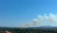 Rüzgar alevleri büyüttü, Ayvacık'ta yangına 10 uçak ve helikopterle müdahale var