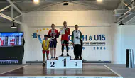 Genç halterciler Avrupa podyumunu salladı
