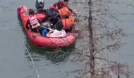 Gümüşhane'de baraj gölüne uçan araçta acı haber