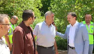 Sinop’ta köy yolu asfaltı yerinde incelendi