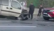 Sarıyer'de dört aracın karıştığı trafik kazası trafiği kilitledi