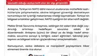 Mekke Savunma Anlaşması NATO ile çelişmiyor