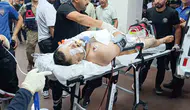 Hastane bahçesinde kurşunların hedefi oldular