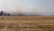 Lüleburgaz'da anız yangını bağ evini küle çevirdi