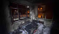 Hopa’da gece yarısı korkutan yangın