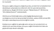 Bakanlıktan 300 bin aileye emzirme desteği geldi