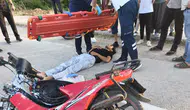 Malatya’da motosiklet kazası Forklifte çarptı