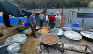 Abant yaylasında binlerce kişi etli pilav sofrasında buluştu