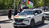 Filistin'e destek konvoyu Siverek'ten geçti