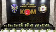 Antalya emniyetinden bir haftalık kaçakçılık operasyonu