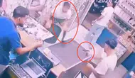 Diyarbakırda telefon dükkanına silahlı baskın anı kamerada