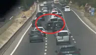 İnegöl yolunda makas atan sürücüye ağır fatura