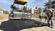 Aksu Altıntaş’ta altyapı bitiyor yollar asfaltla yenileniyor