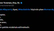 Çanakkale Bayramiç’te orman yangını paniği