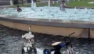 Bolu’da çocuklar süs havuzundaki elektrik tehlikesini görmezden geldi