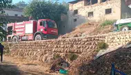 Malatya Darende’de bahçede başlayan yangın evlere sıçradı