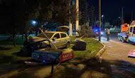 Kayseri'de kontrolden çıkan araç parkı savaş alanına çevirdi