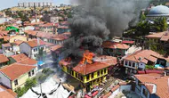 Odunpazarı’nda tarihi yapıda yangın paniği
