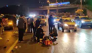 Bağcılar’da gece yarısı motosiklet kazası 2 kişi yaralandı