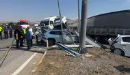 Konya Kadınhanı girişinde TIR dehşeti