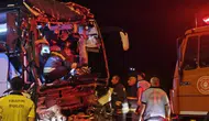 Gaziantep Nurdağı yolunda gece yarısı otobüs kazası