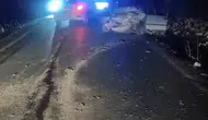 Siverek yolunda iki otomobil kafa kafaya çarpıştı