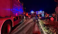 Karasu yolunda gece yarısı kaza 5 yaralı