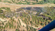 Denizli’de TOKİ konutlarının dibinde korkutan yangın