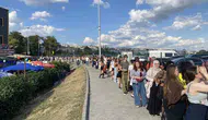 Yenikapı'da Ateez izdihamı trafiği kilitledi