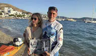 Emekli astsubayın kanoyla Türkiye turu 83 günde Bodrum'a ulaştı