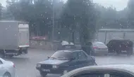 Sivrihisar’da bunaltan sıcaklar yerini sağanağa bıraktı