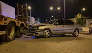 Karaman sanayisinde gece yarısı kaza