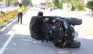 Karaman'da ATV kazası Hollanda yolcusu anne ve oğlu yaralandı