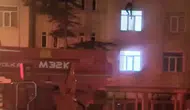 Aksaray'da çatıdan eve girmeye çalışan gencin düşüş anı kamerada