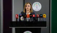DEM Parti Sözcüsü Ayşegül Doğan Barışta kararlıyız, geri adım yok