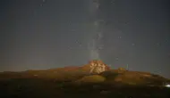 Erciyes zirvesinde yıldızların dansını izlediler