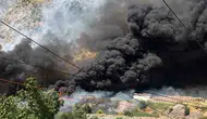 Hakkari’de karakol yakınındaki yangın ekipleri harekete geçirdi