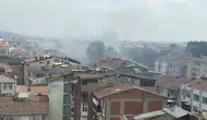 İzmit'te tadilat yapılan iş yerinde yangın paniği yaşandı