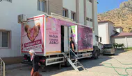 Uludere'de sağlık taraması mobil araçla kapınıza geldi