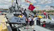 Tekirdağ limanında 30 Ağustos gururu: TCG Enez kapılarını halka açtı