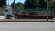 Burdur’da trafiği birbirine katan devrilme kazası