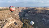 Ihlara Vadisi semalarında balon turizmi yükselişe geçti