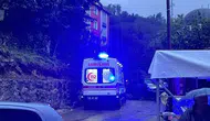 Giresun'da heyelan korkusu: Engelli vatandaş son anda kurtarıldı