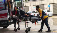İnegöl'de trafik ışıklarında dehşet anları: Üç araç birbirine girdi